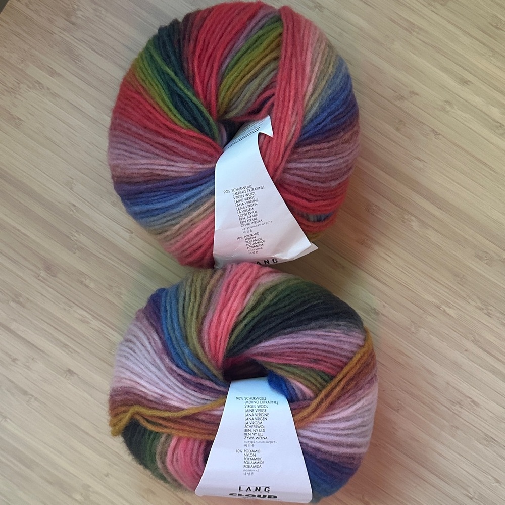 2 Skeins Lang Yarns Cloud 008
